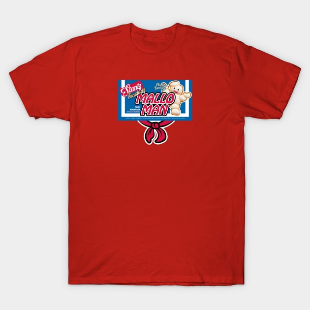 Stantz' Toasted Mallo Man T-Shirt by SaltyCult